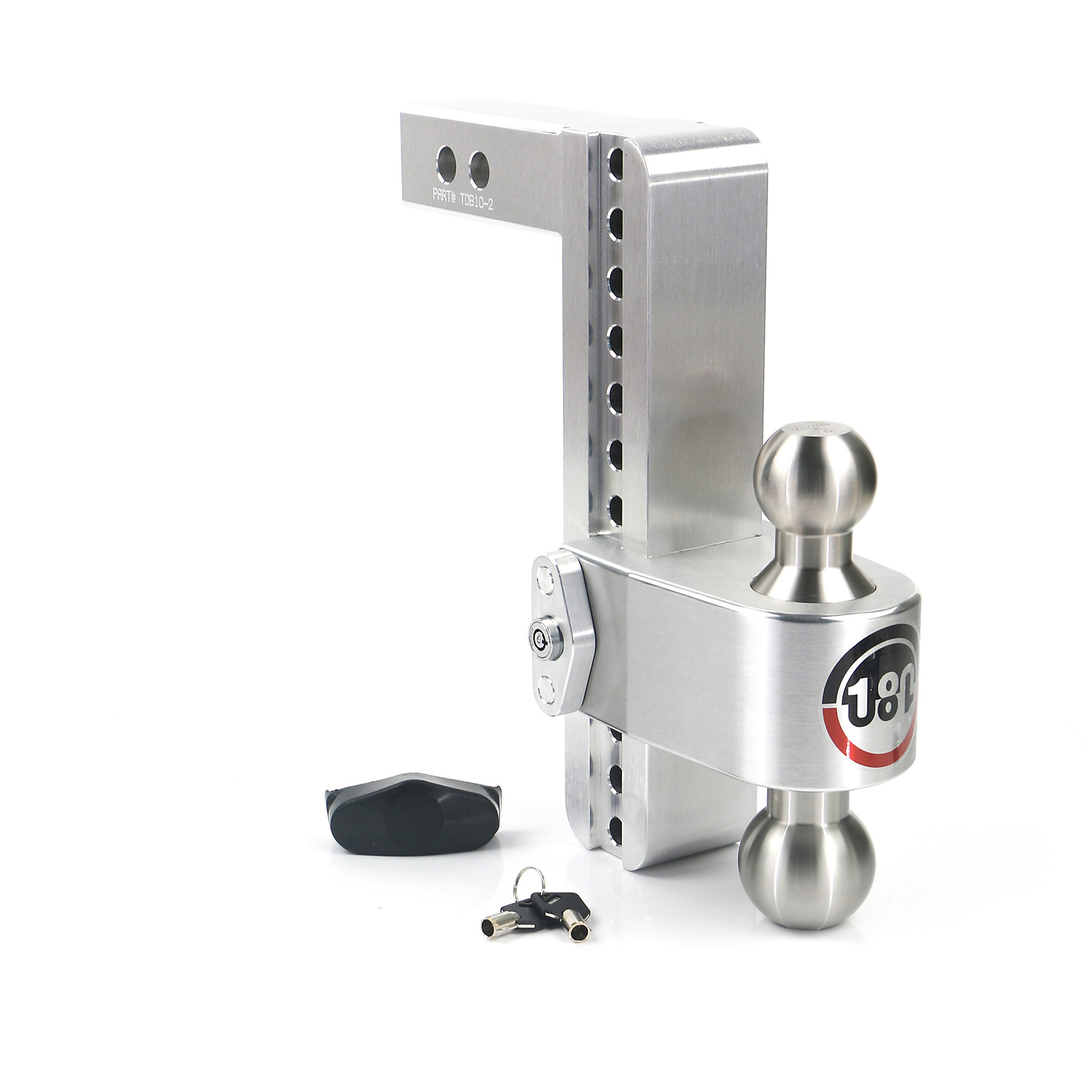 Weigh-Safe Drop Hitch - 10in. Drop, 2in. Shank, 12500-Lb. Gross Towing Weight, 2-5/16in. Ball, Class V, Model# LTB10-2